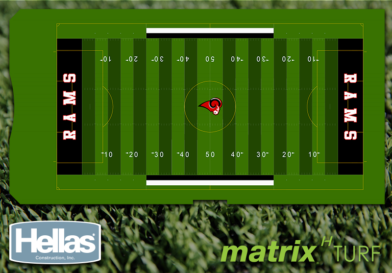 Project rendering of Mineral Wells High School’s future football stadium.