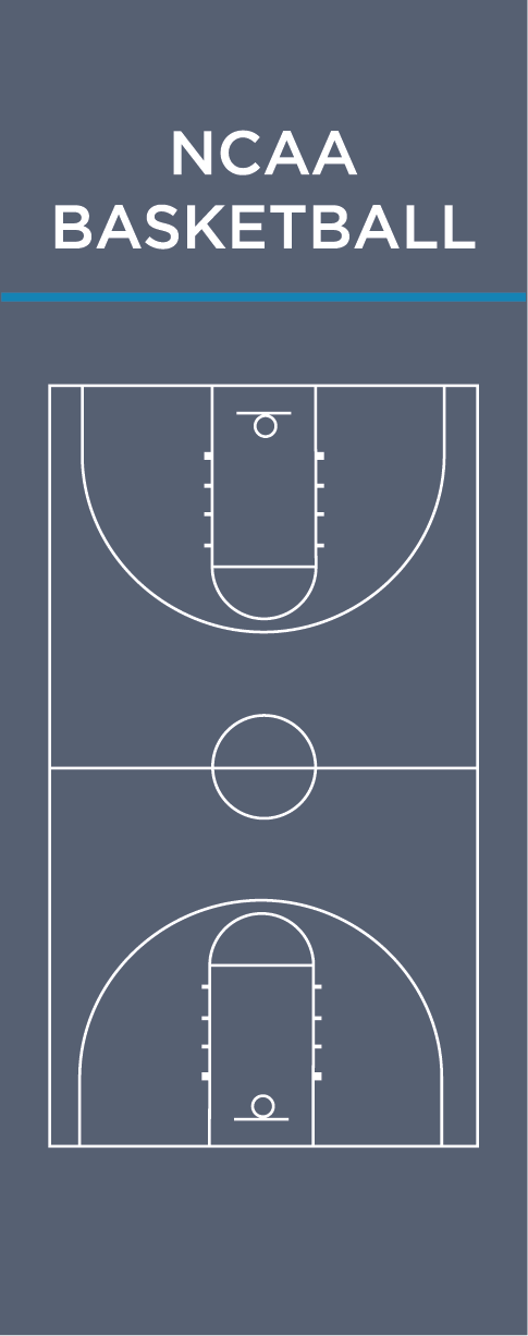 NCAA Basketball court diagram