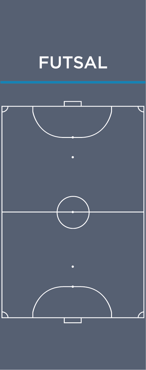 Futsal court diagram