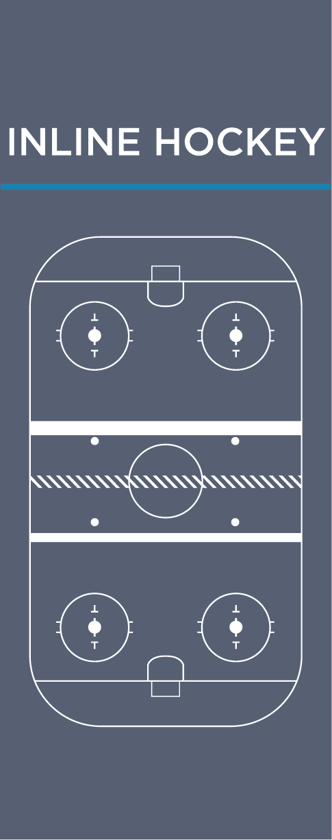 Inline Hockey court diagram